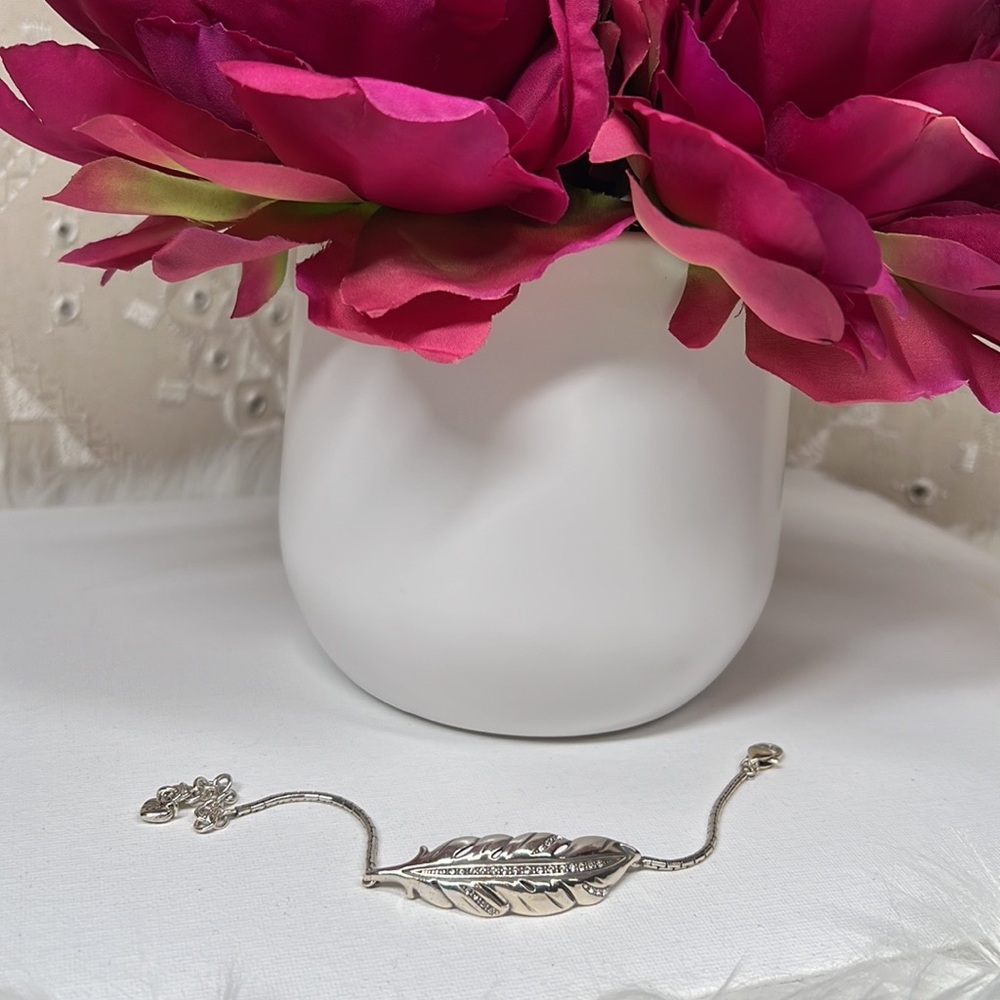 Brighton Contempo Ice Feather Bracelet